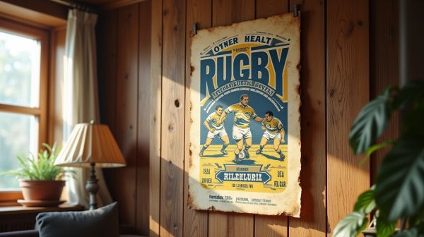 Choisir une affiche rugby vintage pour embellir votre décor